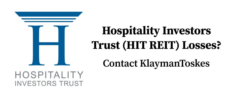 hospitality investors trust reit losses